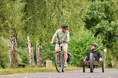 Radweg in Frankenroda